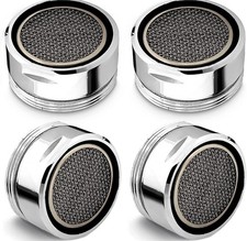 4Pcs Water Filter Faucet Aerator Replacement - 15"/16" 24Mm Thread Kitchen Fauce