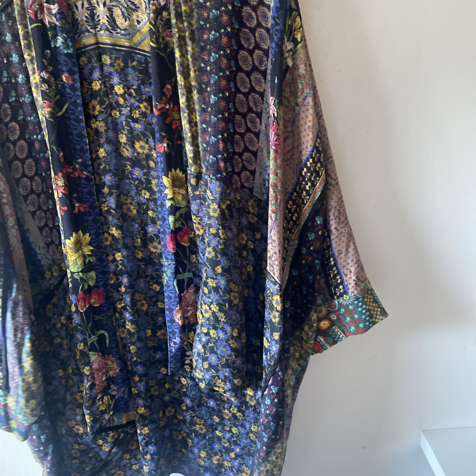 Johnny Was Arcia Reversible Patchwork Kimono Jack… - image 12