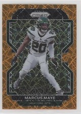 2021 Panini Prizm Lazer Prizm Marcus Maye #91 05fj
