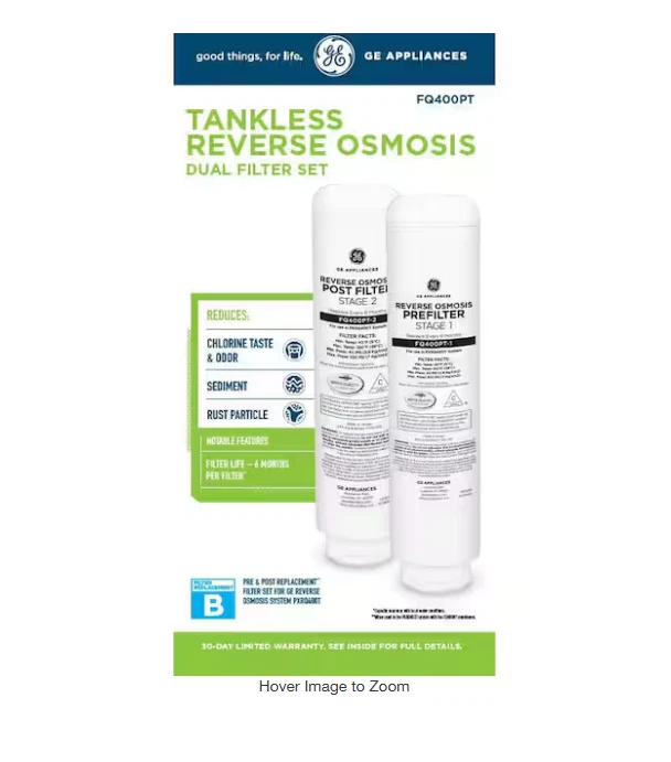 GE Reverse Osmosis Under Sink Replacement Filter  #1 - Image 3 of 3