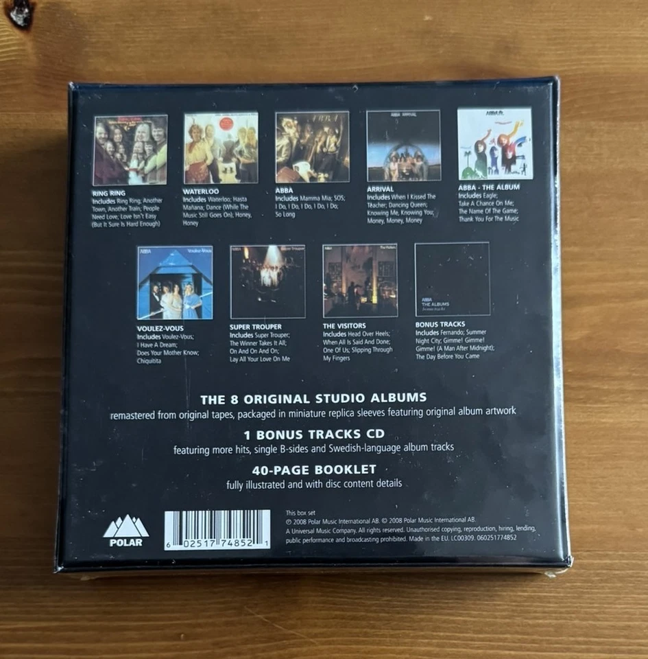 ABBA The Albums Limited Edition CD Boxset - Brand New & Sealed - Image 4 of 4