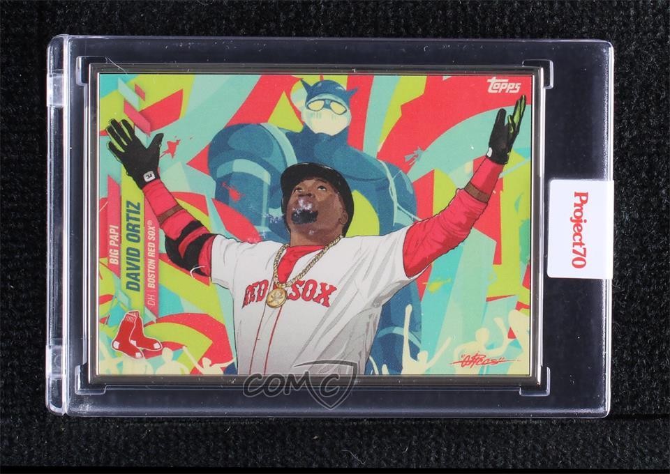 2021 Project 70 Artist Proof Silver Frame 22/51 David Ortiz by Quiccs HOF lz7