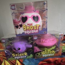 Viral RMS Crazy Fun Halloween Squishy 3-Pack - Full Set Spider,Ghost,Witch new