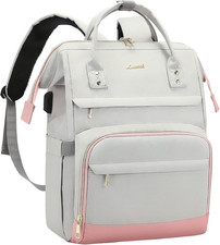 Stylish 15.6" Laptop Backpack for Women with USB Port - Ideal for Travel Work