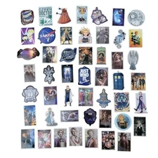 Doctor Who Stickers Lot 49 Stocking Stuffer Tardis Time Lord Daleks Whovian Gift
