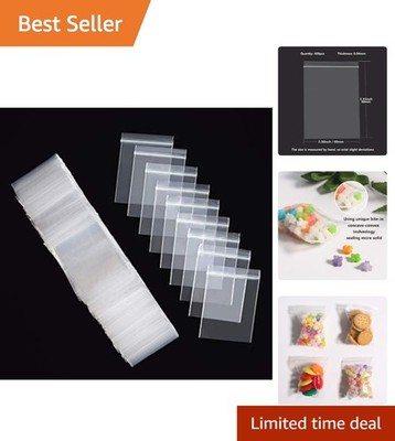 Sturdy 2x3 Inches Zip Lock Bags for Crafts and Storage 200 Count
