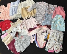 Lot Of 50 Pieces Baby Girls Clothing 0-3/3 Months Mixed Brands