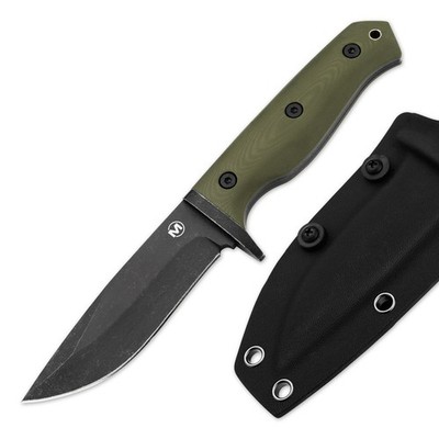 MAGNUM Bushcraft Drop Outdoormesser 42a Full Tang 440A G10 Kydex Grün 02SC339