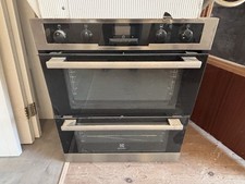 Electrolux eou5420aax Double Oven Cooker Hob Built In Stainless Steel Finish