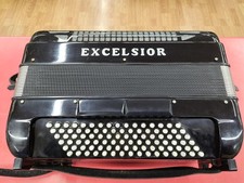 Fisarmonica a bottone Excelsior modello 696 da riparare usata Giappone 