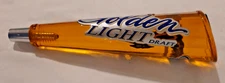 RARE VINTAGE MICHELOB GOLDEN LIGHT DRAFT ICONIC BAR DRAFT BEER TAP HANDLE 10"