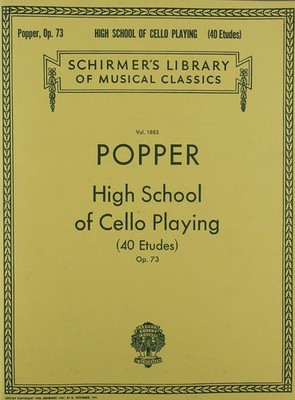 David Popper - High School of Cello Playing, Op. 73 | Schirmer Library of Cla...
