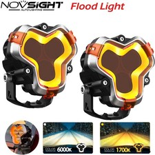 Novsight 3 Led Pod Work Light Flood Beam Off Road Driving Lamp For Jeep Suv Novsight 3 Led Pod Work Light Flood Beam Off Road Driving Lamp For Jeep Suv