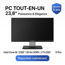 PC All‑in‑One 23.8” Intel Core i9 9th Gen | 32GB RAM | 1TB NVMe + 1TB SSD | Win