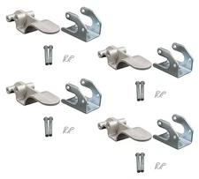 4PK 11/16"x2.25"x3.75 Standard 3" Aluminum Upright Easy Tarp w/Mounting Bracket