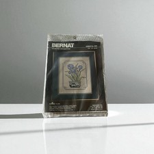 Bernat Counted Cross Stitch Oriental Iris DMC...