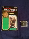Vintage 1984 Star Wars POTF card-back C-3PO with sealed coin and carrying case