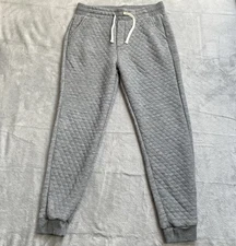 Marine Layer Pants Medium Men’s Corbet Quilted Jogger Sweatpants Gray
