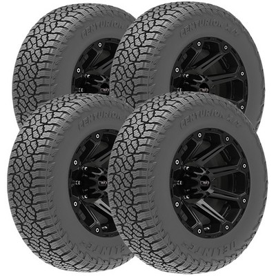 (QTY 4) 285/45R22 Delinte Centurion X/T 114T XL Black Wall Tires