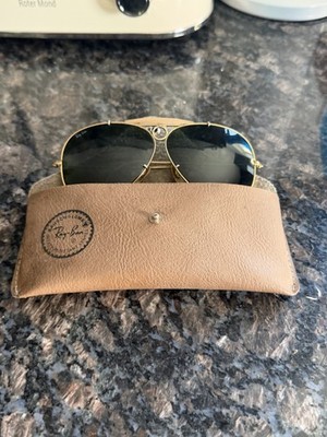 Ray-Ban RB3138 Shooter Aviator Baush Lomb Sunglasses with Case