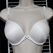 Victoria's Secret Bombshell Add-2-Cups Push-Up Bra 36D White NEW