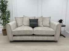 DFS Cherished Pillow Back 3 Seater Sofa In Cream Combination