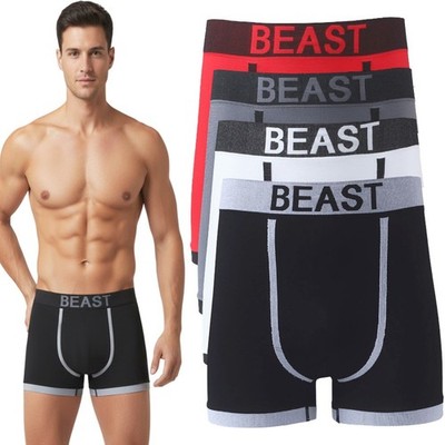 Herren Seamless Boxershorts Beast Stretch Unterwäsche Freizeit Comfort Fit 3er,6er,12er Pack