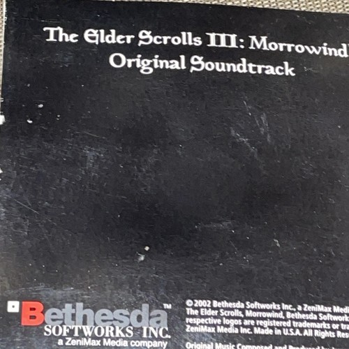 Elder Scrolls III: Morrowind Colonna Sonora Originale Edizione da Collezione 2002 Leggi* - Foto 9 di 11