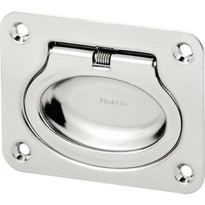 Rohde Klappgriff Edelstahl 75x58mm 3 Stück Tragkraft 200kg - Wie Neu