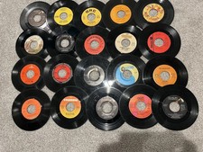 45 RPM Country Vinyl Record Singles Lot Of 20 For Crafts And Decorations