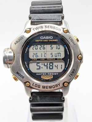 CASIO DEP-600 Taucheruhr Twin Sensor 200m Wasserdicht Herren