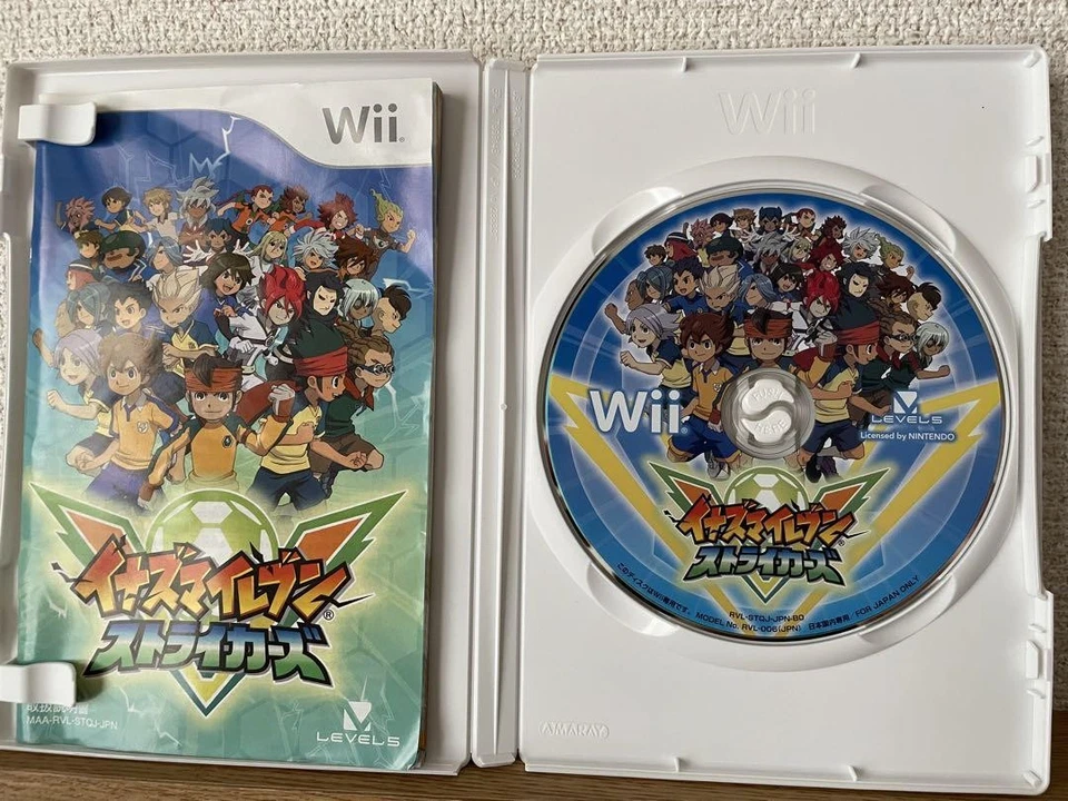 Wii Inazuma Eleven Strikers & 2012 Xtreme 2 & Go Strikers 2013 Nintendo used JP - Image 2 of 4