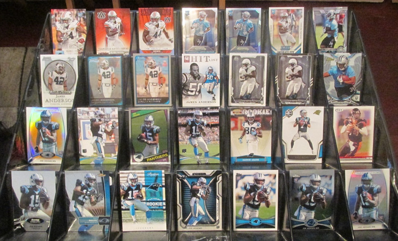 CAROLINA PANTHERS BIG (546) CARD ROOKIES & INSERTS LOT (NO DUPS) SEE DESCRIPTION