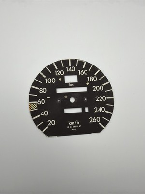 W124 E500 500E E60 AMG Euro Km/h Speedometer Plate Instrument