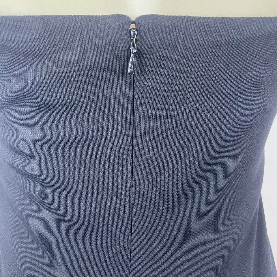 Maxi vestido halter negro con detalle de cintura talla 2 de Rimini para mujer Foto 4 de 4