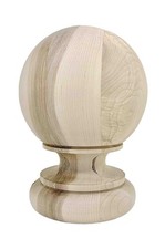 Highland Manor Wood Products Massive Kline Ball Finial - 8 1/4" Tall x 5 7/8"...