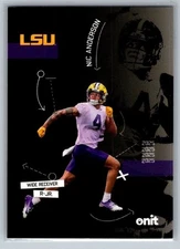 Nic Anderson Silhouette LSU Tigers 2025 Onit Football