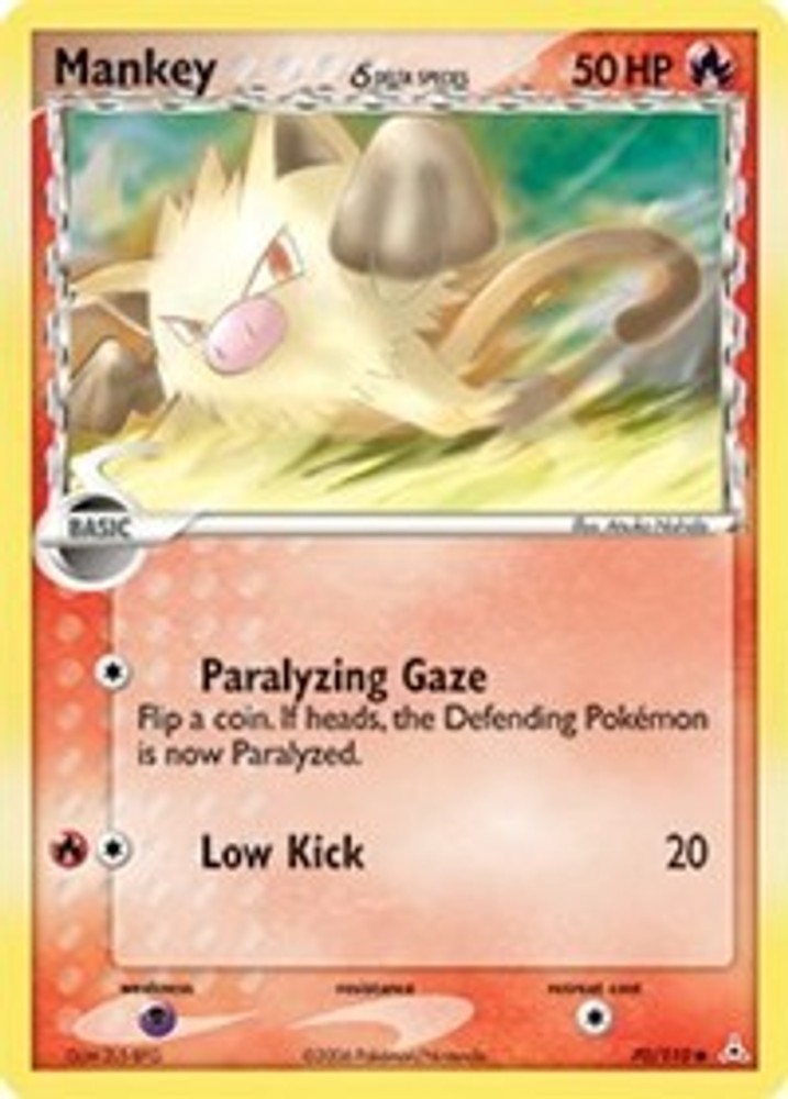 Mankey (Delta Species) 70/110 Holon Phantoms NM