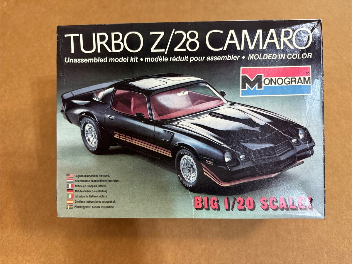 【未開封】Monogram 1/24 カマロ ハイローラー Camaro FACTORY SEALED Vintage Monogram Midnight Z Camaro 1/24 Scale
