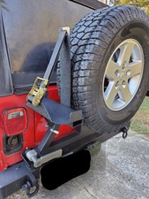 2pcs Spare Tire Jerry Can Mount Holder 5.3 Gallon Fits Jeep Wrangler Tj Jk 97-18