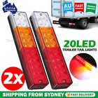 <!--F#f_0-->2x 20 LED Trailer Tail Lights 12V Brake Reverse Indicator Truck Caravan UTE Boat<!--F/-->