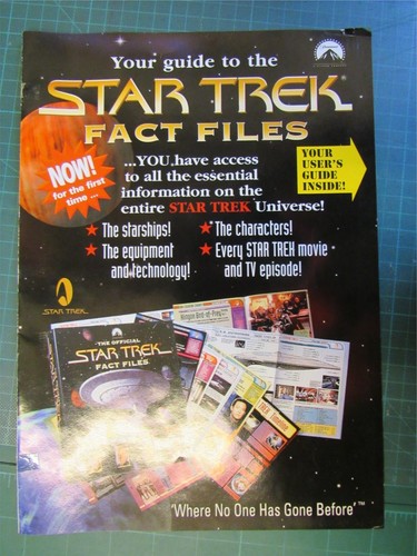 The Official Star Trek Fact Files Volumes 1 -14 Folders - Picture 11 of 13