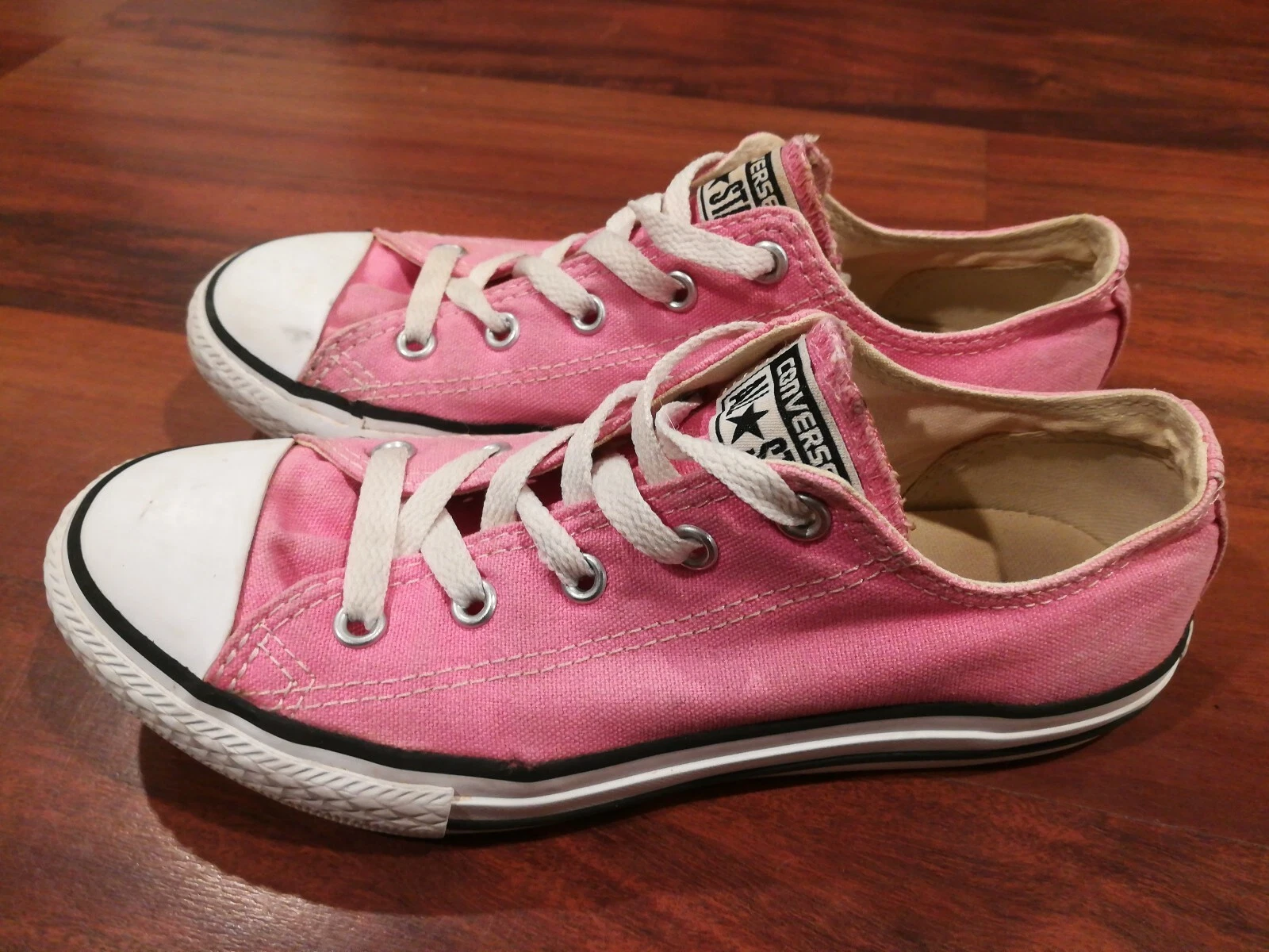 CONVERSE CHUCK TAYLOR ALL STAR 3J238 top basso rosa per ragazze giovani taglia 3