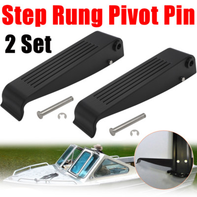 2 Set For Garelick EEZ-In Boarding Ladder Step Rung Pivot Pin Swim Dive Ladder