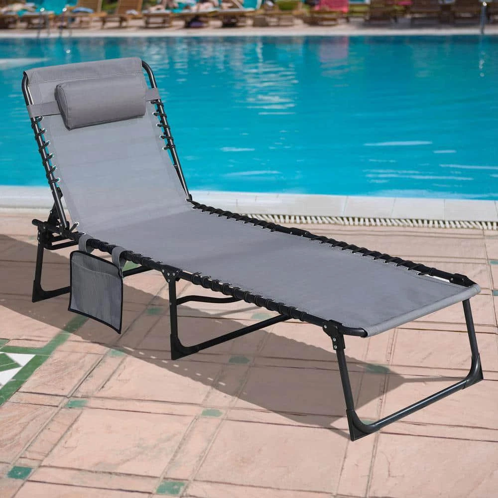 Chaise lounge dark grey new arrivals