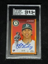 2023 Topps Chrome Platinum Orange 🍊 Rookie Auto /25 JJ Bleday! SGC 10/9.5! 🔥