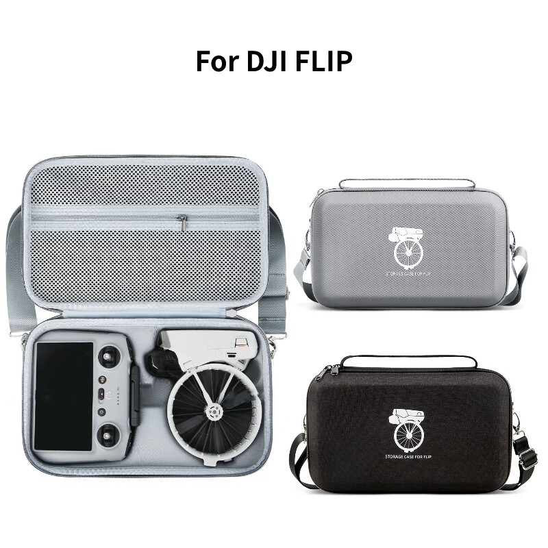 For DJI FLIP Drone Storage Bag Portable Protective Case Cover w/Shoulder Strap-image