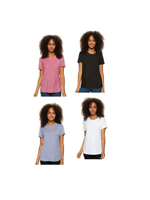 NWT Felina Slub Cotton Crew Neck Tee In Colors Size Medium Large XL 2XL $30