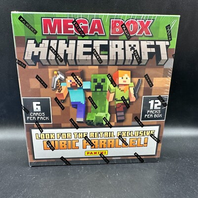 2024 Panini MINECRAFT Trading Card Mega Box Retail Exclusive