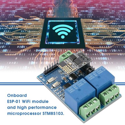 5V ESP8266 Dual-Kanal WiFi Relais IOT Smart Home Handy Fernschalter Relay Module
